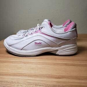Etonic Women's 10 Perfect Slide Golf Shoes White Pink Sporty Athletic Preppy